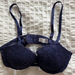 DKNY Navy Bra Size 34B